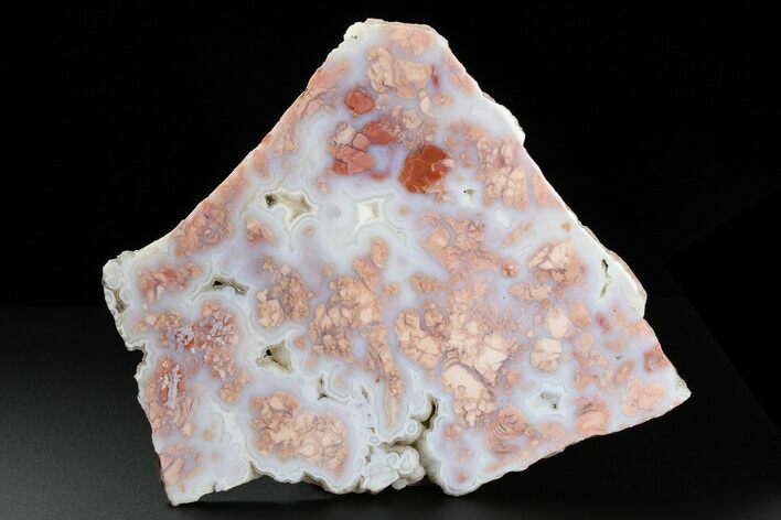 Polished Cotton Candy Agate Slab - Mexico #263863